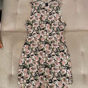 Floral body con dress